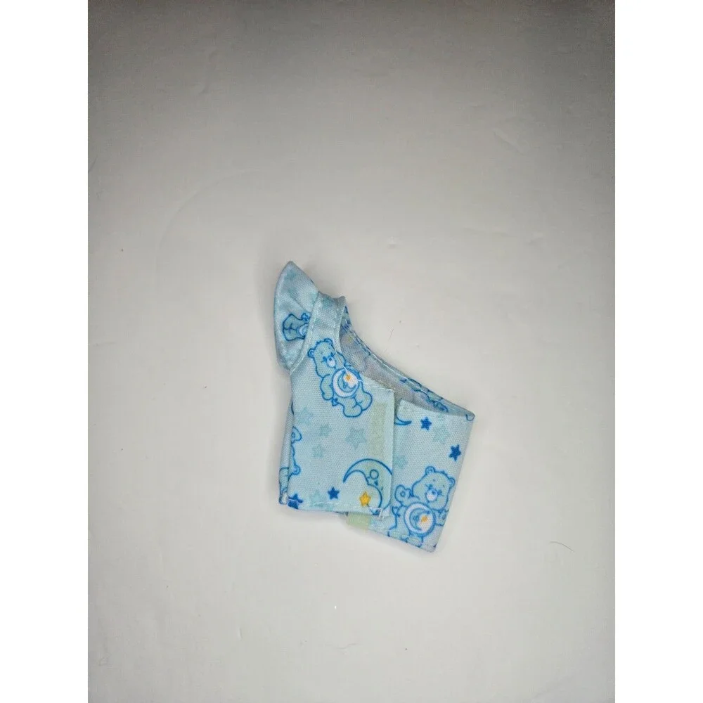 Barbie Care Bears Fashion Top One Shoulder Blue Ruffle